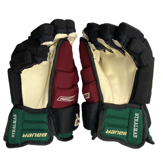 Bauer Pro Series - Gant NHL Pro Stock - Anton Stralman (noir/marron/vert)